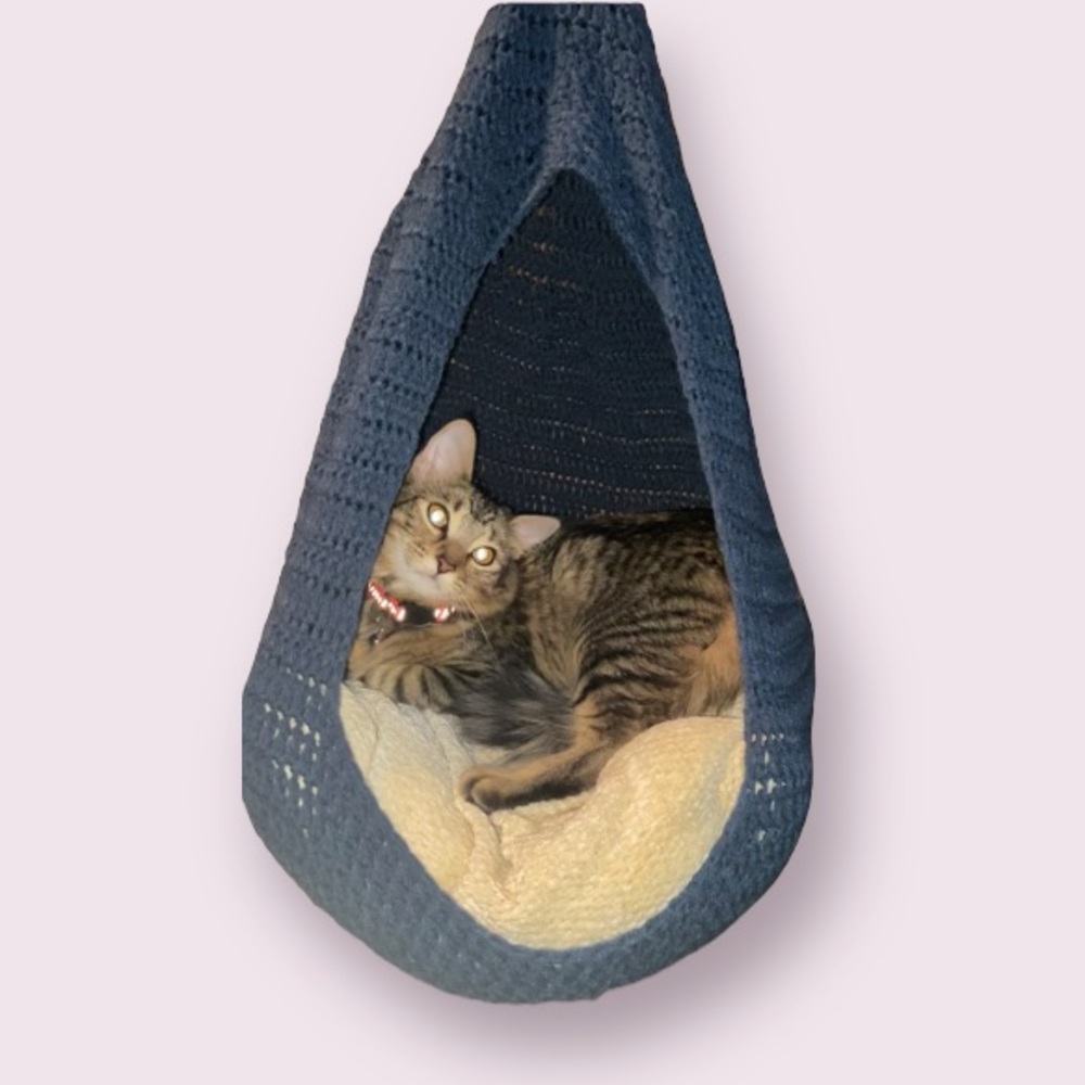HANDMADE CROCHET PET HAMMOCK
